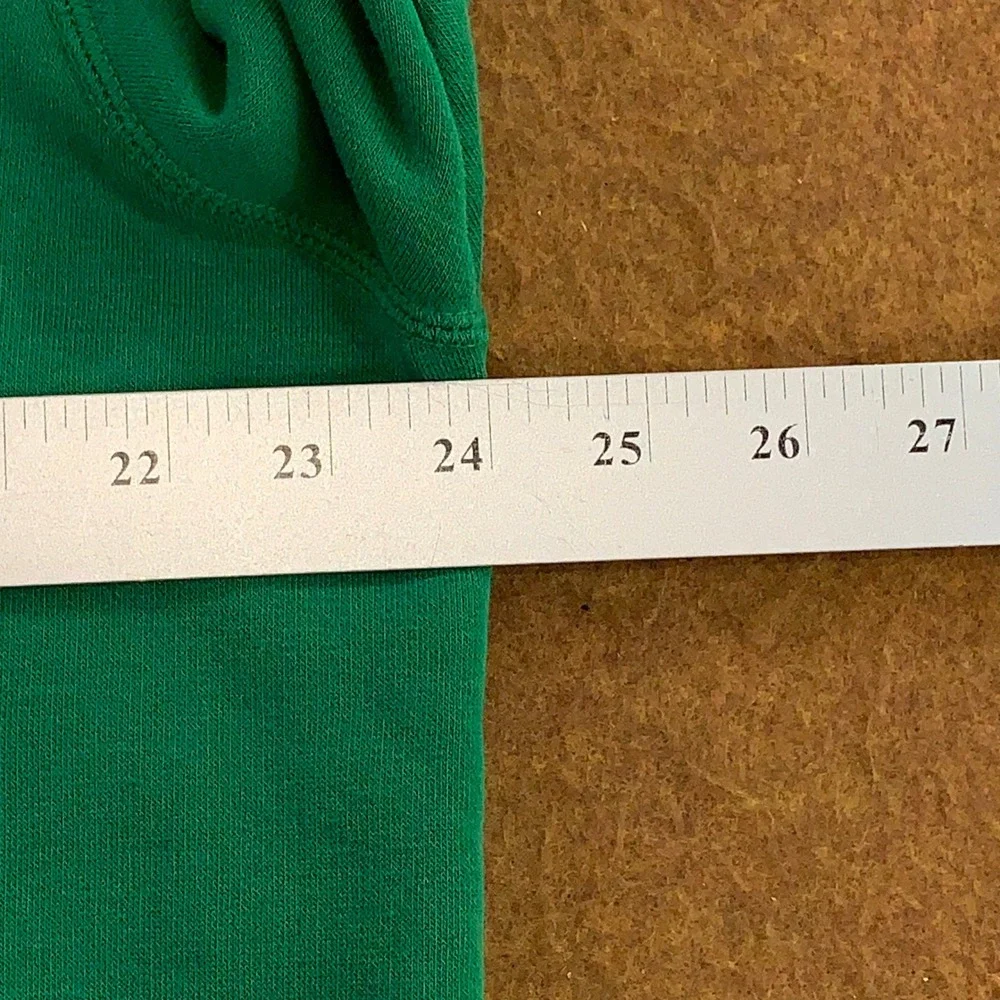 Jordan Mens Large Green Jumpman Full Zip Fleece Hoodie